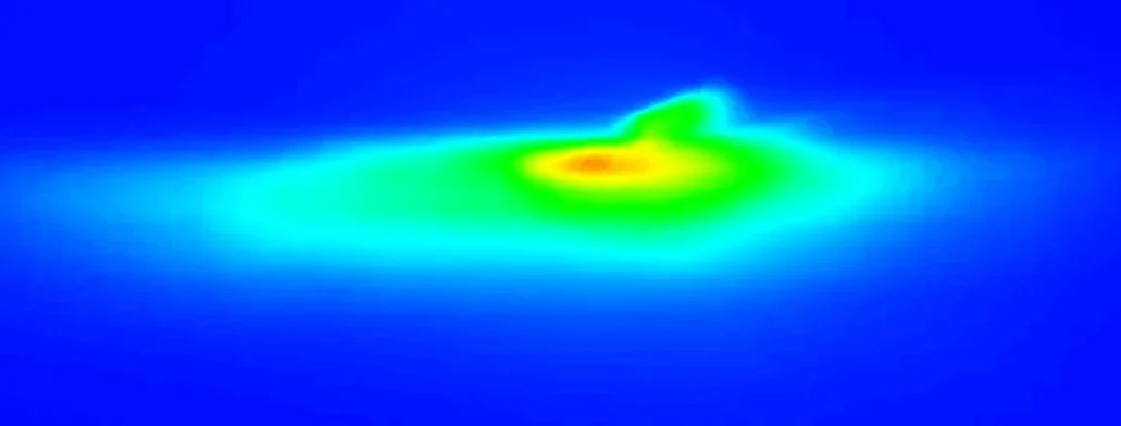 Philips H11 LEDr rainbow map showing hotspot distribution