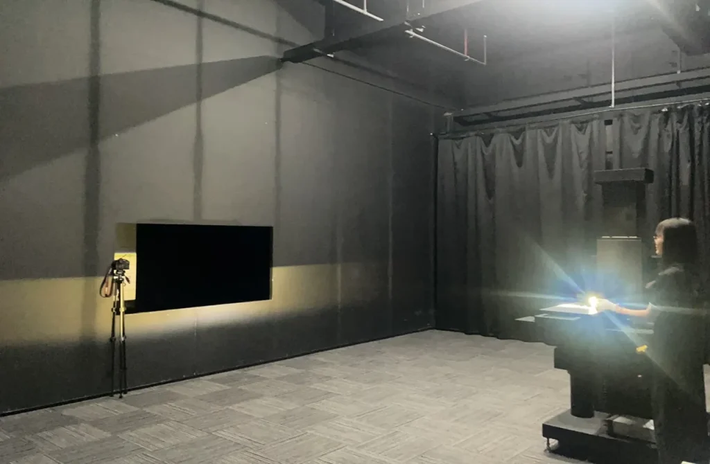 H11 LEDr sample beam test with recorded lamp and voltage conditions