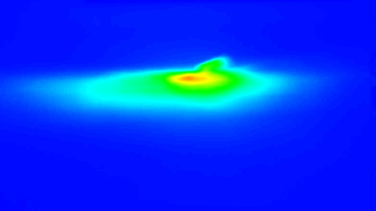 Philips H11 LEDr rainbow map showing hotspot distribution