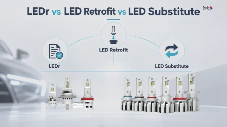LEDr vs LED Retrofit vs LED Substitute